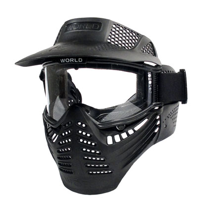 World Tech Arms Survivor Full Face Airsoft Mask with Goggles And Visor