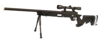 Spring Mauser SR Pro-Tactical Metal Sniper Rifle FPS-570, Bipod Airsoft Gun