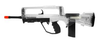 Spring Cyber Gun The Foreign Legion FAMAS Clear Body FPS-370 Airsoft Gun