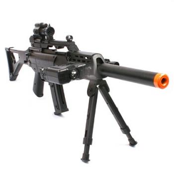 Spring Sniper Rifle FPS-220, Bipod, Scope, Silencer Airsoft Gun