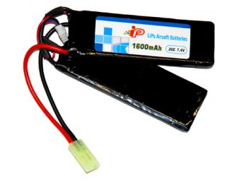 Intellect 7.4V 1600mAh LiPo Battery Mini Pack - Butterfly