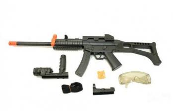 HY017C Spring Airsoft Rifle 230-FPS Airsoft Gun with Light and Sight 