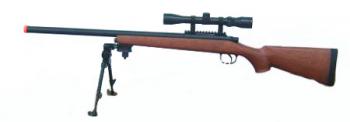 Spring Super Sniper Rifle Wood Tokyo Marui VSR-10 Clone FPS-370 Airsoft Gun