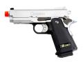 TSD Tactical WE Baby Hi-Capa 3.8 Gas Powered Blow Back Airsoft Pistol Gun - Silver SDWE38ARC