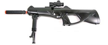Spring BC SM6 Rifle, FPS 275-315, Red Dot, Bi-Pod, Airsoft Gun