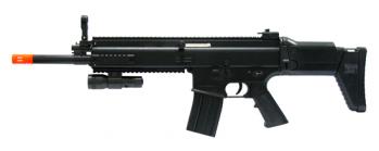 Spring SCAR Rifle FPS-340 Laser, Flashlight, Folding Stock Airsoft Gun